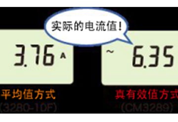 也能正确测量失真波形的真有效值型（True RMS）