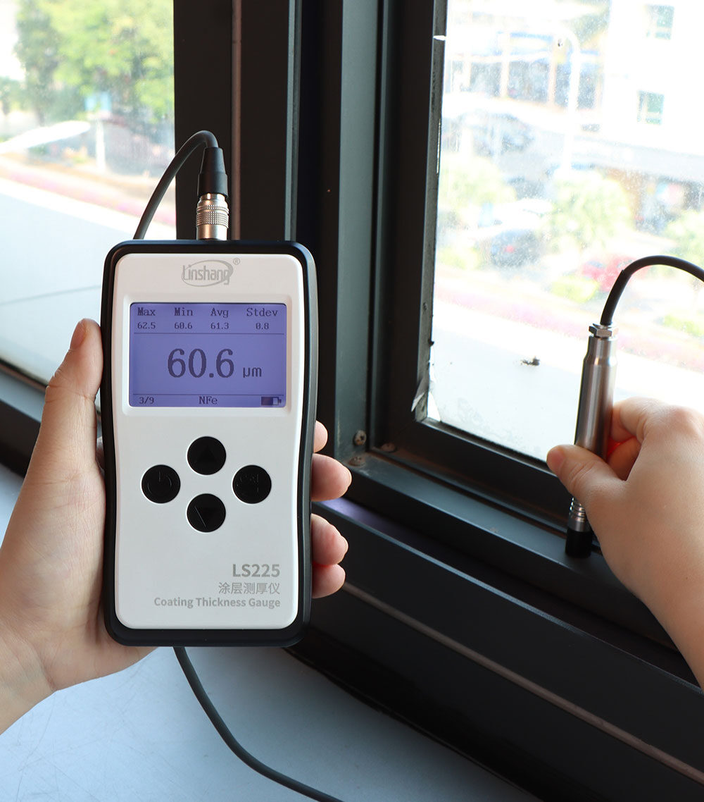 涡流测厚仪测铝合金门窗表面