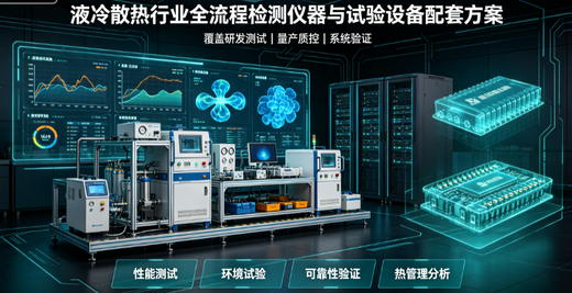 液冷散热行业全流程检测仪器与试验设备配套方案