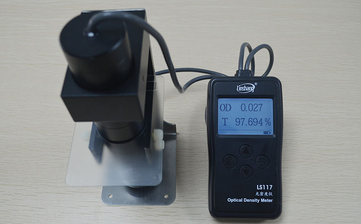 LS117光密度计实测磨砂玻璃