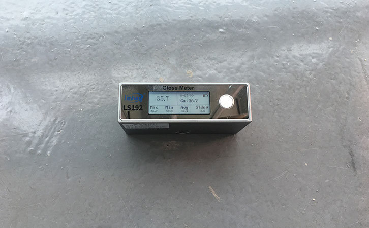光泽度仪测量水泥光泽