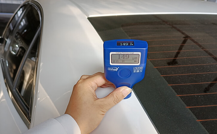 LS233漆膜仪实测车漆