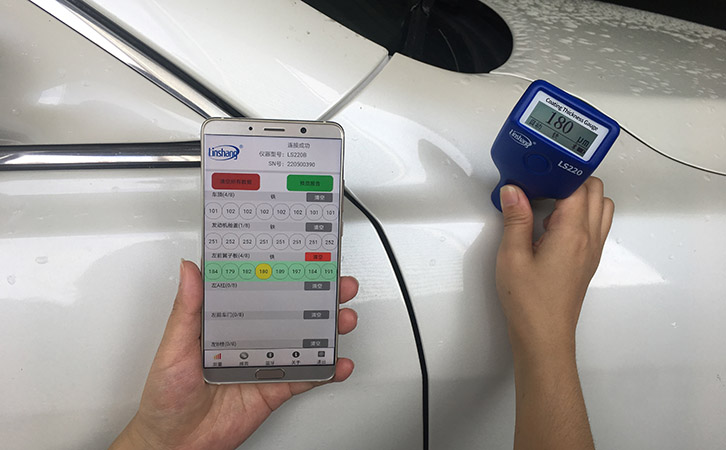 LS220B漆膜仪测汽车