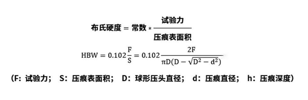 布氏硬度计计算公式 布氏硬度计计算公式
