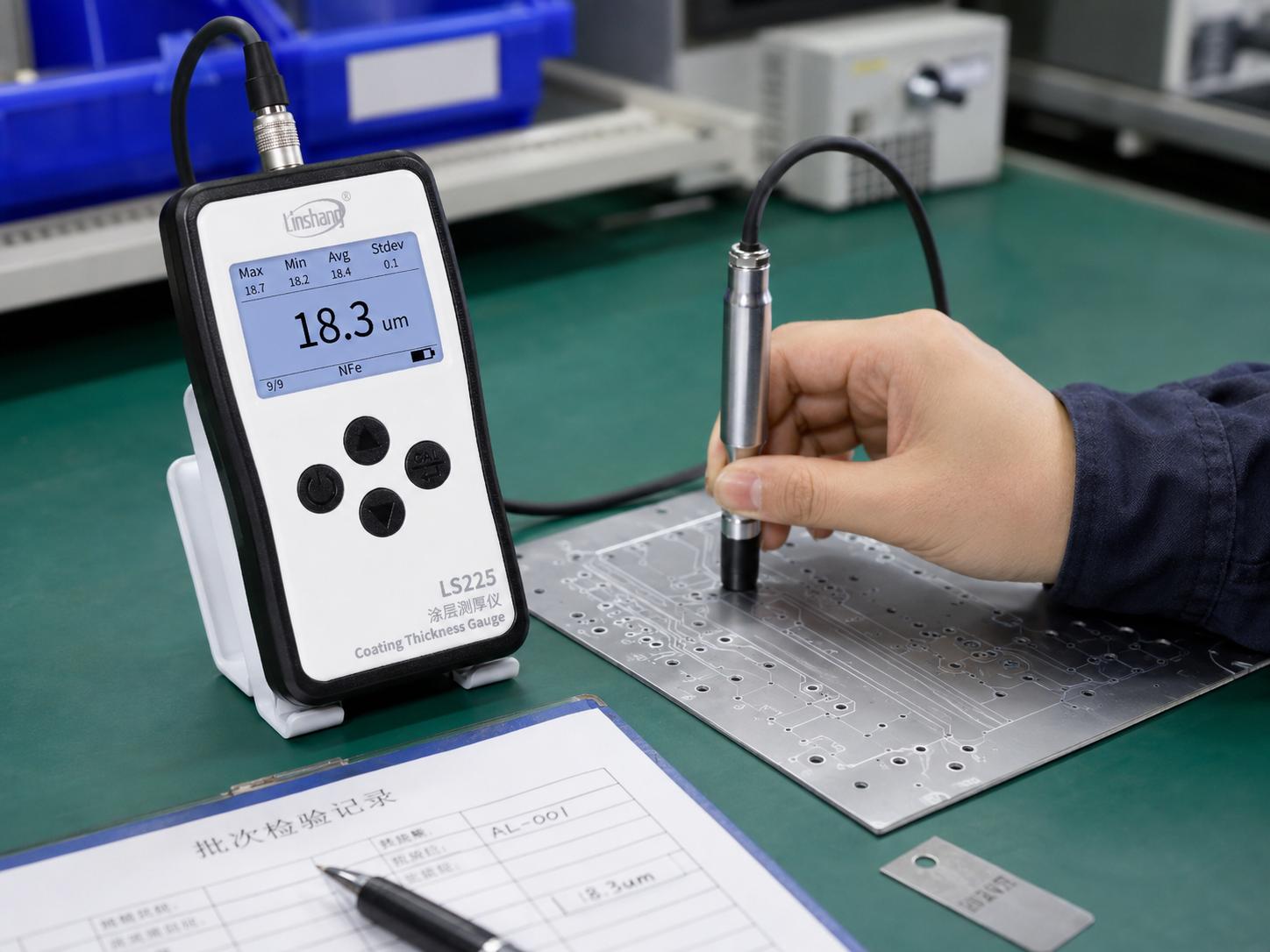 分体式涂层测厚仪检测PCB铜面涂层