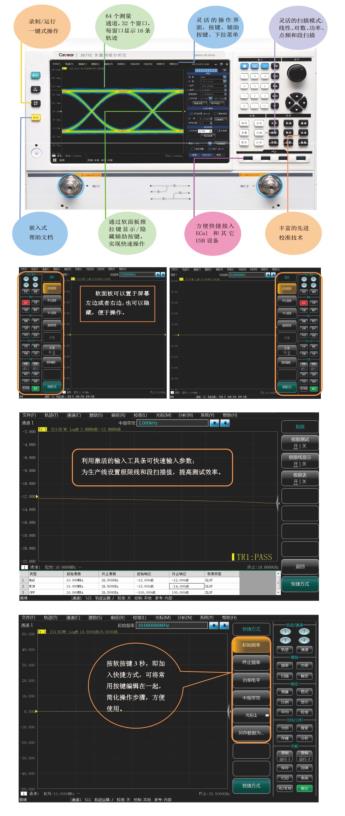 人性化用户界面简洁直观，便于操作，提高测试效率