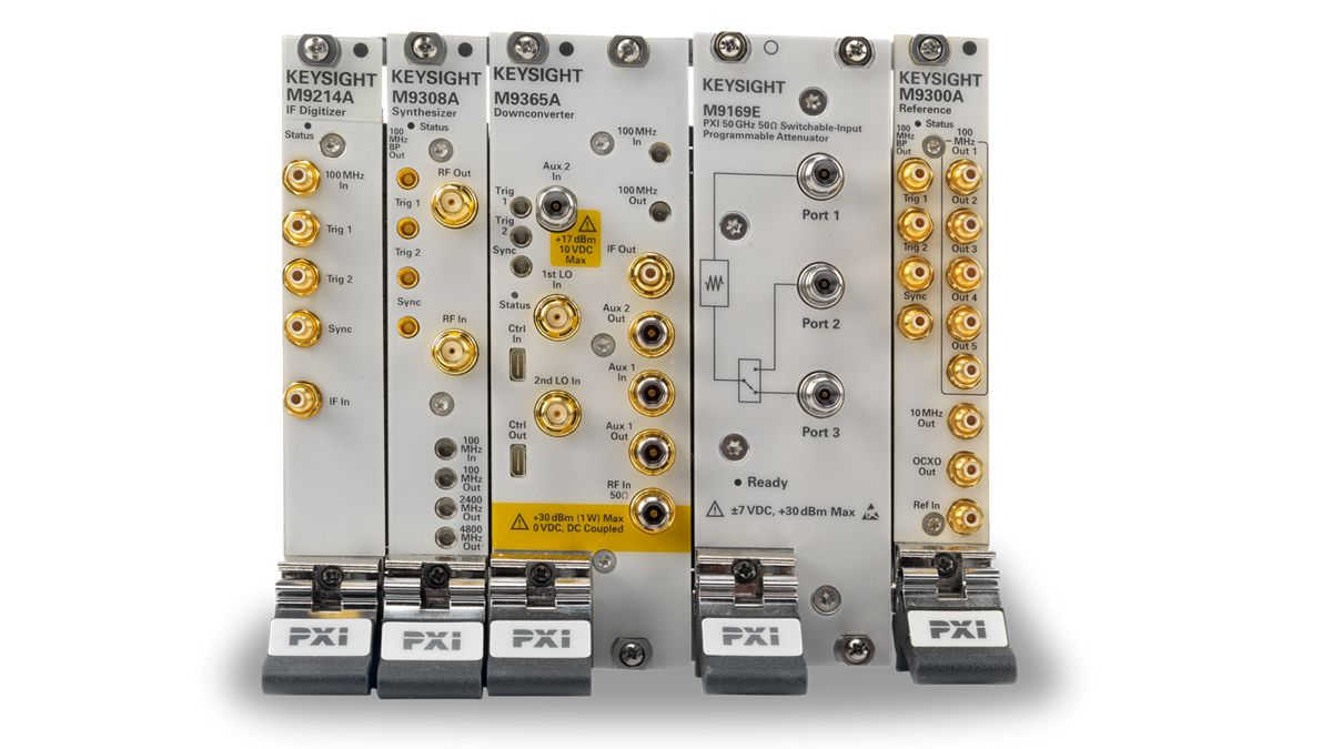 M9393A PXIe 高性能矢量信号分析仪，9 kHz 至 27 GHz 或 3.6 至 50 GHz