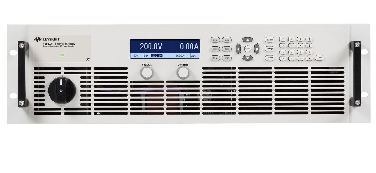 N8932A 自动量程调节直流电源，200 V，210 A，15000 W，208 VAC
