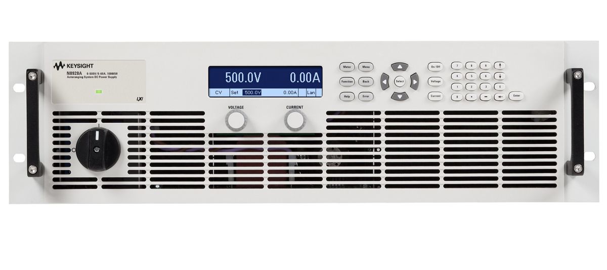 N8928A 自动量程调节直流电源，500 V，60 A，10000 W，208 VAC