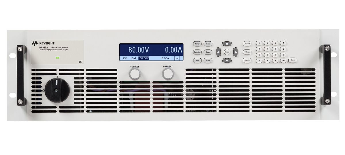 N8925A 自动量程调节直流电源，80 V，340 A，10000 W，208 VAC