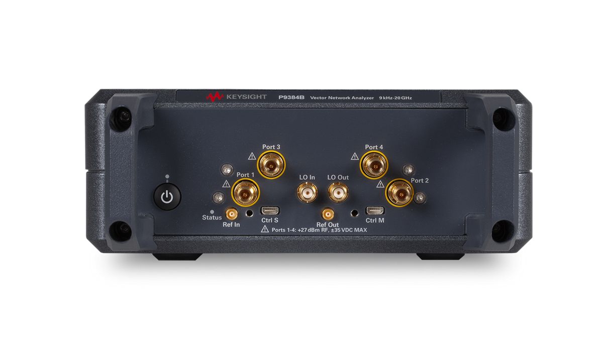 P9384B 精简系列矢量网络分析仪，9 kHz 至 20 GHz，4 端口