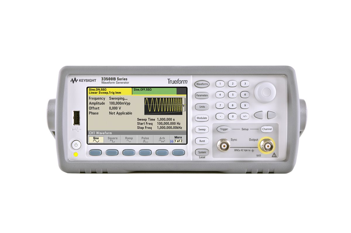 33521B 波形发生器，30 MHz，1 通道，具有任意波形生成能力