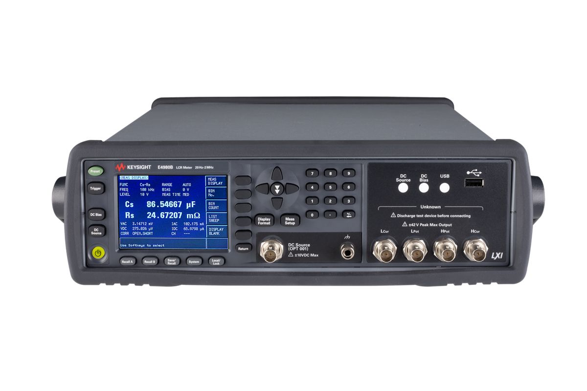 E4980B 精密LCR表，20 Hz至2 MHz