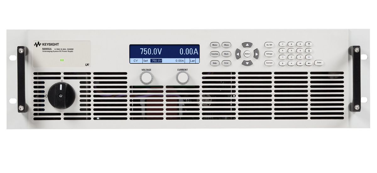 N8955A 自动量程调节直流电源，750 V，60 A，15000 W，400 VAC