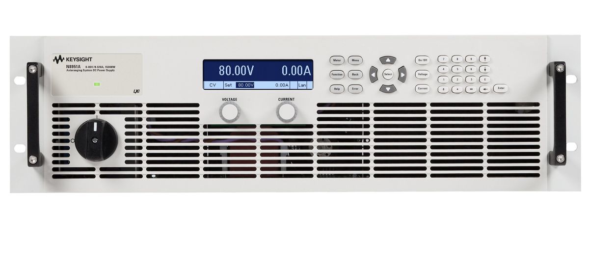 N8951A 自动量程调节直流电源，80 V，510 A，15000 W，400 VAC
