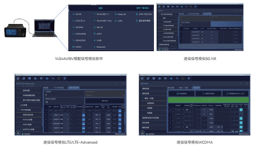 支持用户自定义仿真数据下载播放，可进行多种通信协议信号模拟