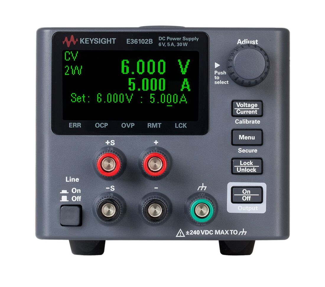 E36102B 直流电源，6V，5A，30W