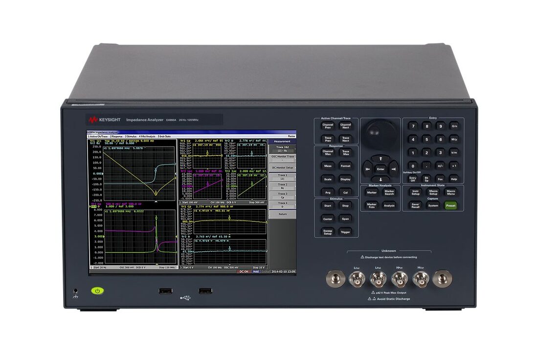 E4990A 阻抗分析仪，20 Hz 至 10/20/30/50/120 MHz