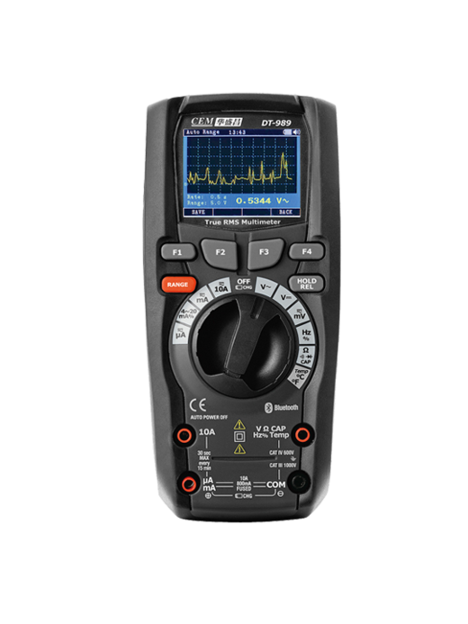 DT-989工业级专业彩屏真有效值数字万用表