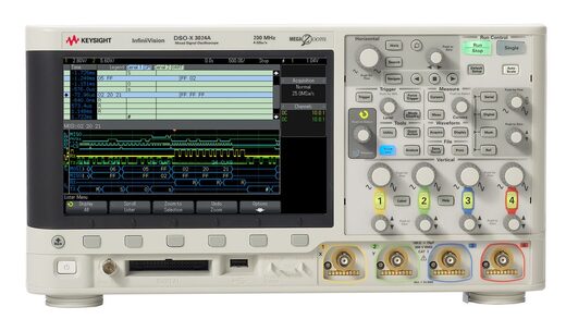 DSOX3024A 示波器：200 MHz，4 通道
