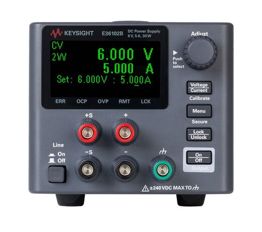E36102B 直流电源，6V，5A，30W