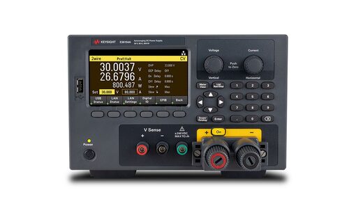 E36154AGVX 套装：E36154A 直流电源 + 示波器，具备 AWG 和汽车测试功能